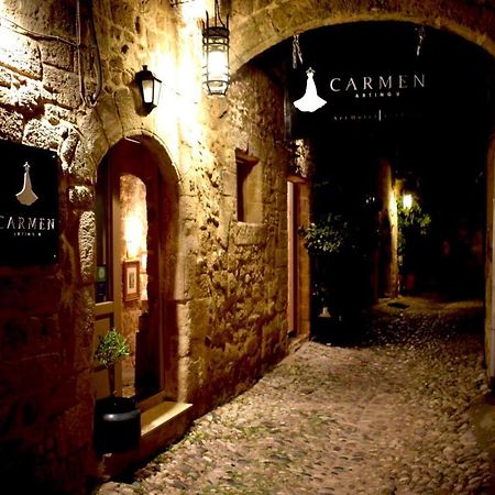 Carmen Art Hotel Rhodes City Eksteriør billede